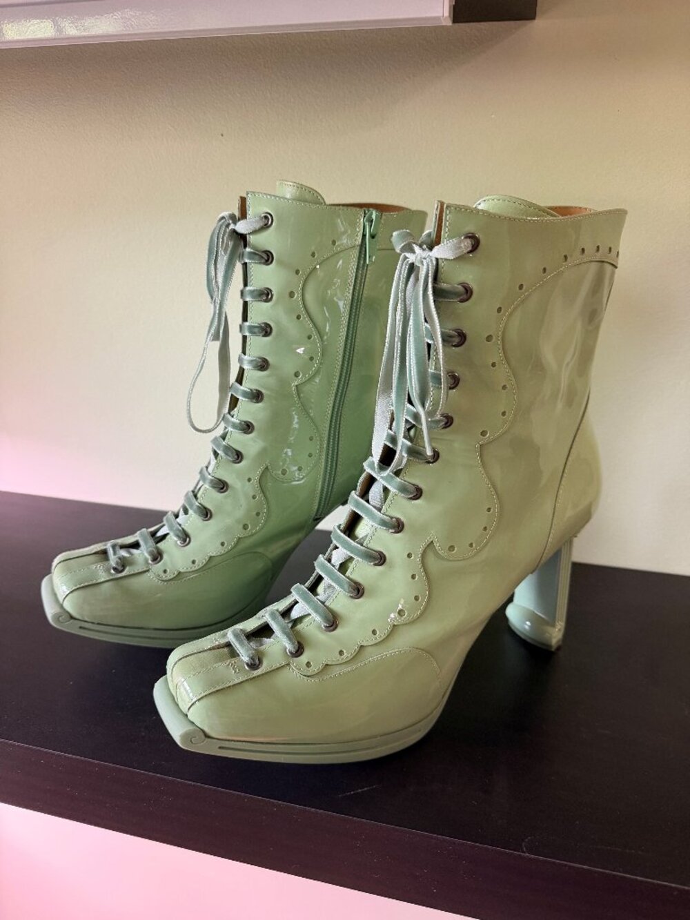 Fluevog Frederika Lace-Up Boots